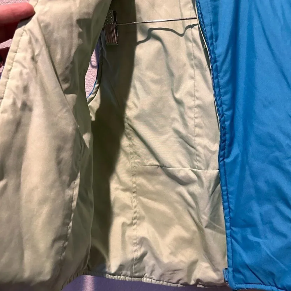 NEW GAP Girl Double Sided Vest in Blue & Green - Size L